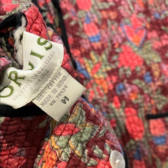 Orvis reversible quilted floral jacket - Picture 2 of 5